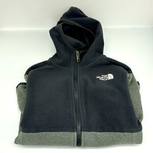 Kids The North Face Light Fleece Jacket - Grey - Size S